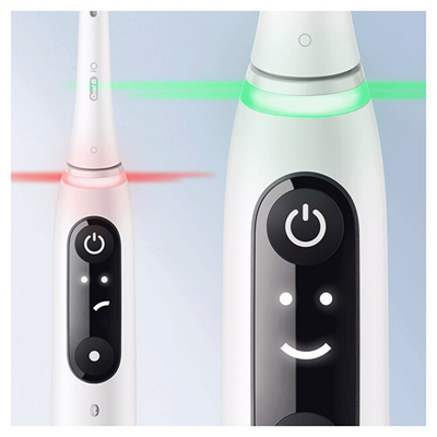 Furçë dhëmbësh elektrike Oral B iO6 Series Duo Pack, e bardhë/rozë
