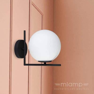 Llambë muri Italux Fabio BL, E27 11W, IP20, grafit e zezë
