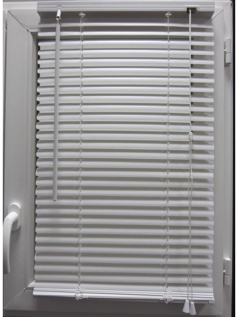 Roletë horizontale PVC White, 120 x 180 cm, e bardhë