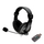 Kufje me mikrofon Spacer SPK-222, stereo, 3.5 mm, të zeza