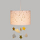 Llambë varëse Atmosphera White And Ochre Suspension, E27, material poliester dhe hekur, okër