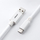 Kabllo USB Cablemod CM-CKCA-CW-WW150WW-R, USB në USB-C, 1.5 m, e bardhë