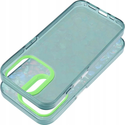Mbrojtëse telefoni Tutti Frutti, për iPhone 14 Pro, efekt perlë, jeshile