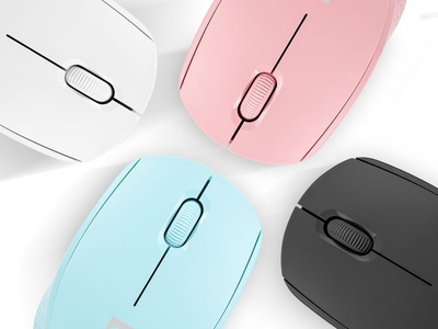 Безжичен глушец Natec Stork NMY 2188, 1600 DPI, USB, бел