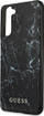 Maskë telefoni Guess Marble për Samsung Galaxy S21+, kapak i fortë, i zi