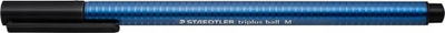 Stilolaps trekëndor STAEDTLER Triplus Ball 437 M 9, majë mesatare, set 10 copë, i zi