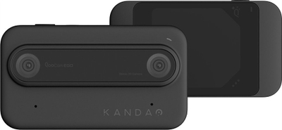 Kamerë 3D Kandao QooCam EGO QG701, video 3D, e vogël, e zezë