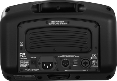 Monitor aktiv Behringer Eurolive B205D, 150W, me mikser mrena, i zi