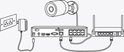 Kамера IP Reolink P330, 4K UHD, 8MP PoE, со двонасочен аудио пренос