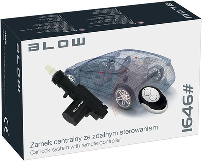 Sistem mbyllje qendrore BLOW 23-252, universal për makina, me telekomandë