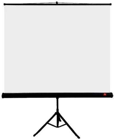 Екран за проектор Avtek Tripod Standard 150, 150 x 150 cm, Matt White, црна касета