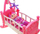 Djep lodër për kukulla Baby Bed ZA1668, me karusel, set gjërash, rozë