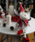 Rendi dekorativ Saska Garden Christmas Decorative Reindeer, 55cm, i kuq