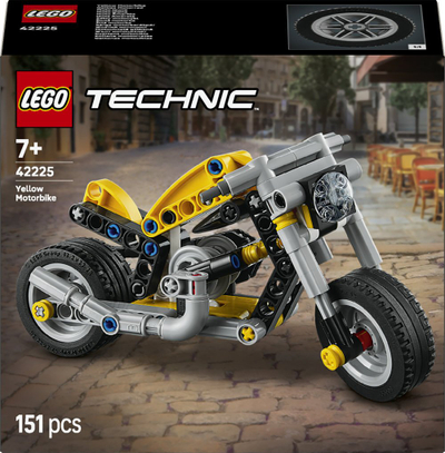 Set ndërtimi LEGO Technic 42225 Yellow Motorbike, 151 pjesë, 7+, i verdhë