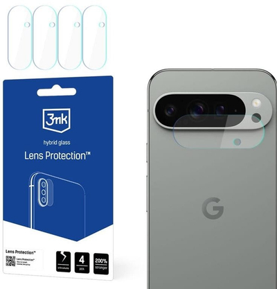 Mbrojtës lente 3mk për Google Pixel 9, xham hibrid, transparnet