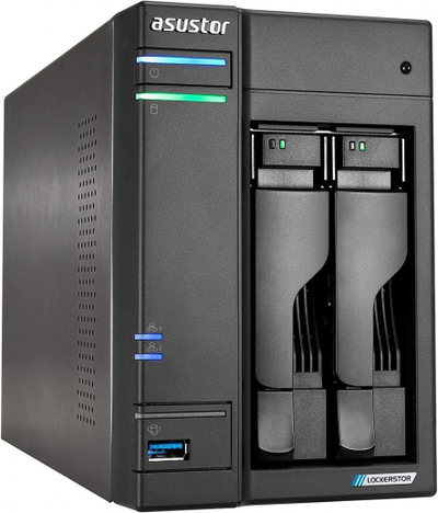 NAS Asustor LOCKERSTOR 2 AS6702T, Intel Celeron N5105, 8GB RAM, i zi