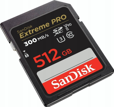Kartë memorie SanDisk Extreme PRO, 512GB SDXC UHS II, Class 10