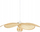 Llambadar varës Atmosphera Rym Beige Petals, 62cm, e bezhë