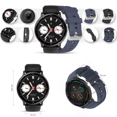 Smartwatch për goca Gravity GT1-1, ekran 1.28", Bluetooth 5.0, rozë