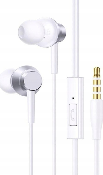 Жични слушалки Baseus Encok HZ11, 3.5 mm, со микрофон, бели