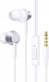 Kufje me kabllo Baseus Encok HZ11, 3.5 mm, me mikrofon, të bardha