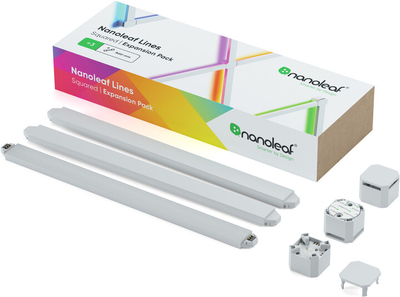 LED светилки Nanoleaf Lines Squared Expansion Pack, 3 парчиња