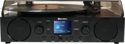 Gramafon Roadstar TTR-8850ED+BT, DAB+ FM, Bluetooth, dru i errët