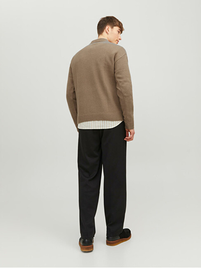 Triko Jack&Jones JJEJACK Regular Fit 12236774 Otter