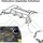 Set përforcues shasie BMW 3 E36, pllaka çeliku, për saldim
