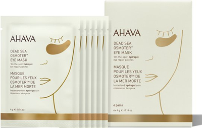 Маска за очи Ahava Мртво Море Осмотер, хидрогел, сет 6 пара