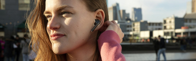 Kufje Bluetooth Trust Nika Touch, 16 orë, të zeza