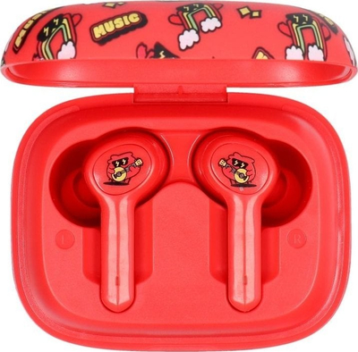 Kufje pa kabllo Monster Jellie Steven YLFS-06BT, Bluetooth 5.0, TWS, të kuqe