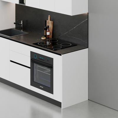 Kuzhinë IMMIGRAND SYSTEMS, Lineare, Bora White