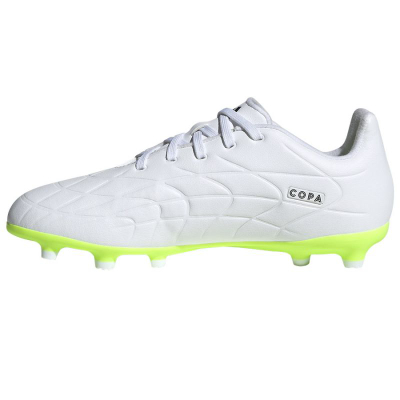 Këpucë futbolli për kalamaj Adidas COPA PURE.3 FG Jr HQ8989, për bar natyral, shumëngjyrëshe