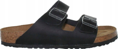 Sandale Birkenstock Arizona M 0552111, lëkurë natyrale, shtrojë tapë, t’zeza