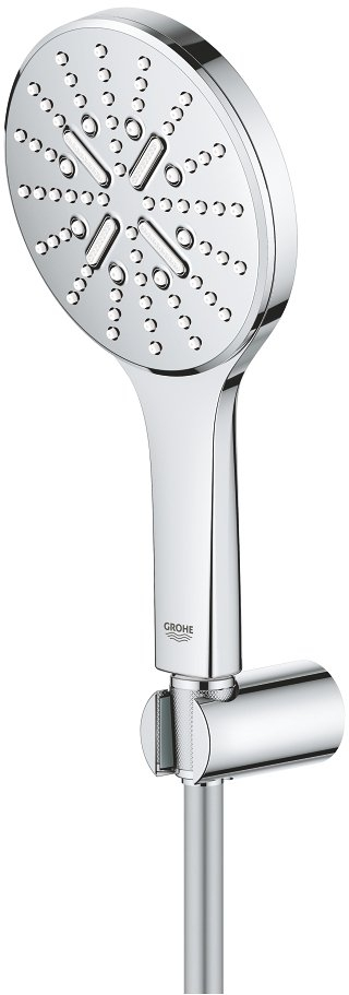 Set mbajtës muri për dush GROHE Rainshower 130 SmartActive 26581, 9.5 l/min, krom