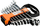 Set çelësash racetë Bahco 1RM SH8, 8 19mm, çelik, argjendtë