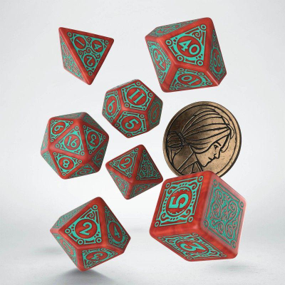 Сет коцки Q-Workshop The Witcher Triss, колекционерски, полиестер, многубоен
