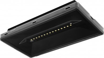 Llambë emergjente Intelight VELLA LED SO 150 SA 3H, IP65, e zezë