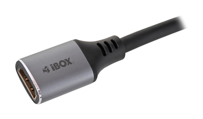 Kabllo HDMI zgjatues iBOX ITVFMHD012, 2m, 4K, lidhës të artë