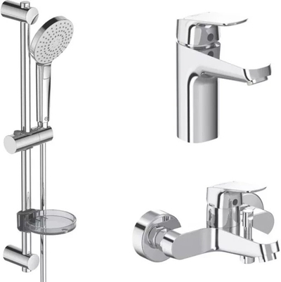 Set rubinetash dhe dushi Ideal Standard Ceraflex 3 në 1, krom