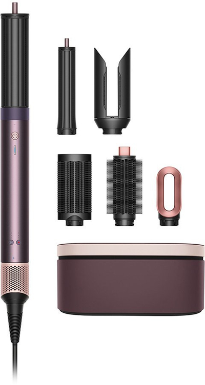 Multistyler për flokë Dyson Airwrap Coanda 2x Straight+Wavy, 6 në 1, vjollcë