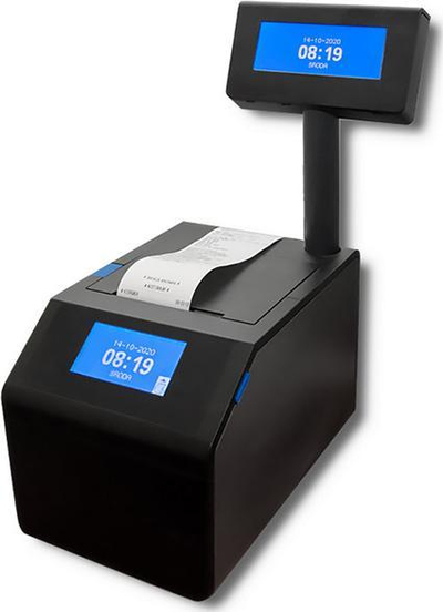 Rrolë termike Qoltec, 57x40 mm, 55 g/m², e bardhë