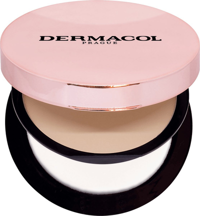 Pudër kompakte Dermacol 24h Control 2in1, fondatinë pudër, 9g, nuanca 01