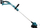 Trimer bari Makita DUR193, 18V LXT, 260mm, pa bateri, blu