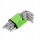 Сет TORX L-Type клучеви, 9 парчиња, T10 T50, металик