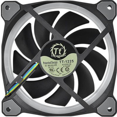 Ventilatorë kasë Thermaltake CL-F054-PL12SW-A, 120mm, RGB, shumëngjyrëshe