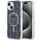 Këllëf telefoni Guess GCube MagSafe për iPhone 15 14 13, TPU PC, i zi