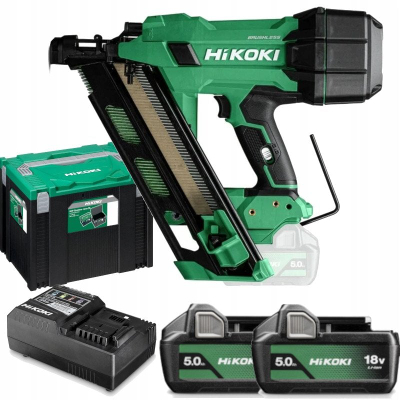 Pиштол за заковување без кабел Hikoki NR1890DCA, 18V 5.0Ah, 50-90mm, со батерија