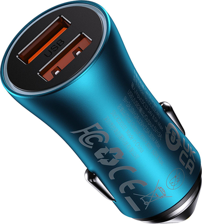 Karikues makine Baseus, 60W, 2 porta USB Type C, blu